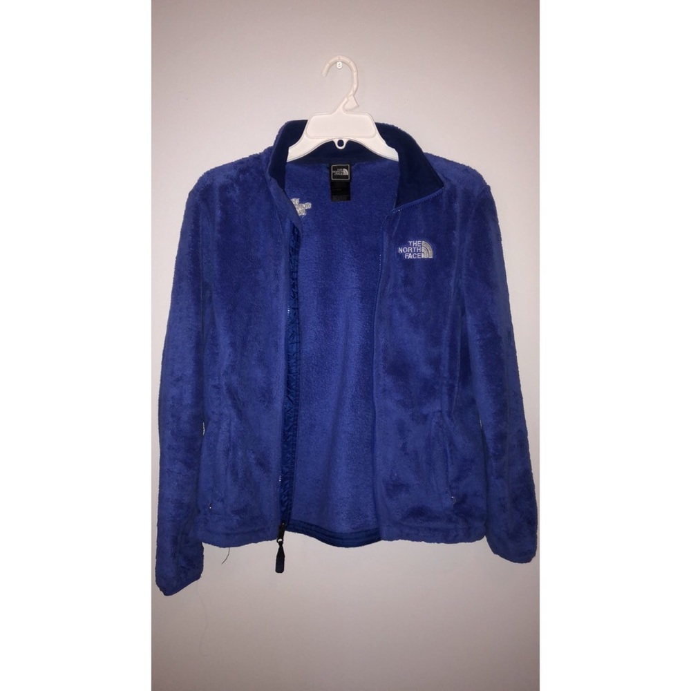 Blue north face jacket